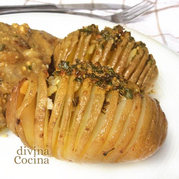  patatas hasselback