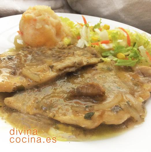 Pechugas de pollo en salsa - Receta de DIVINA COCINA