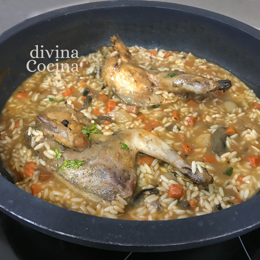 receta de arroz con perdiz