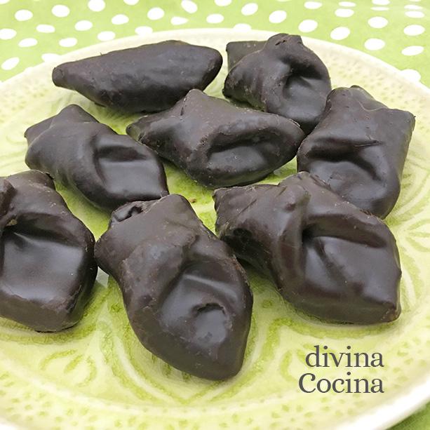 Pestinos con chocolate