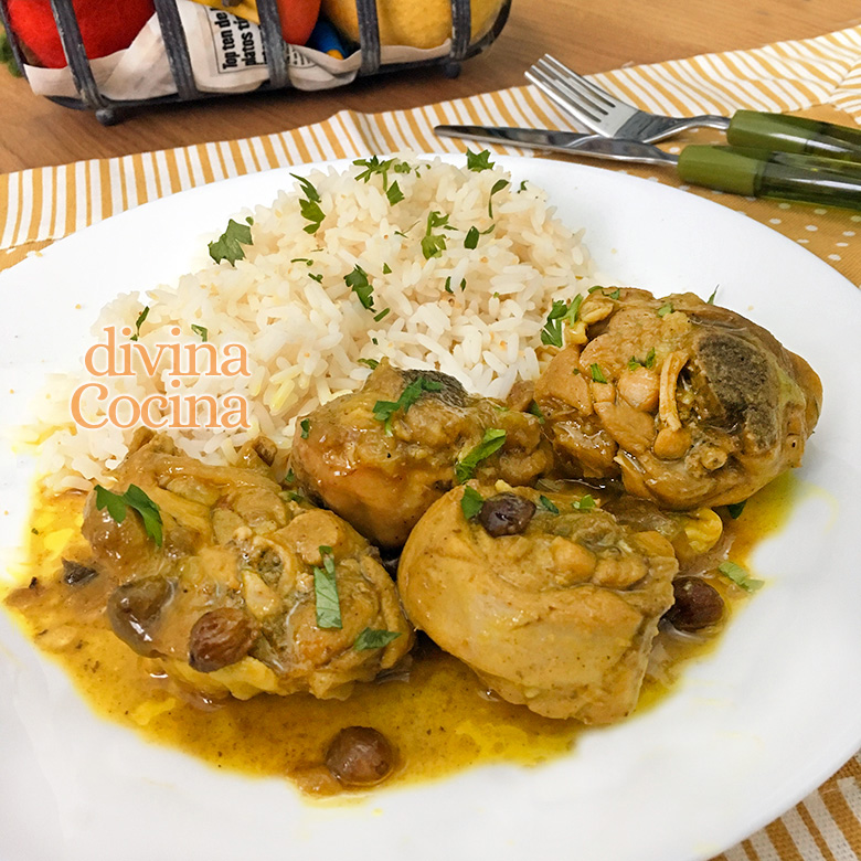 pollo guisado al curry