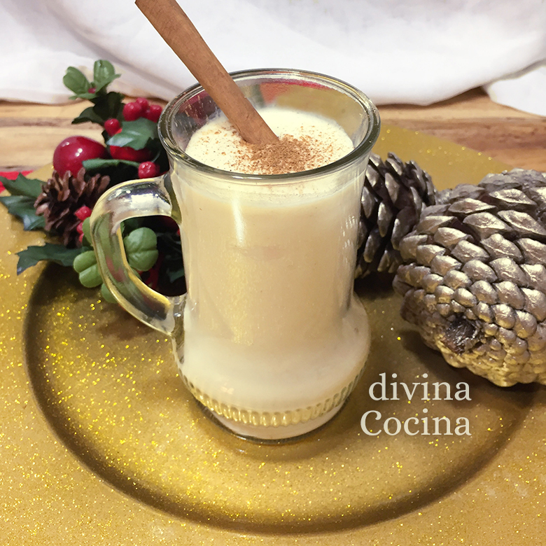 Ponche navideño de huevo - Receta de Divina Cocina