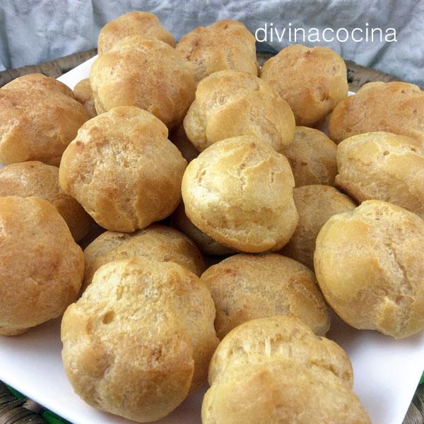 Cómo hacer Profiteroles para rellenar - Divina Cocina