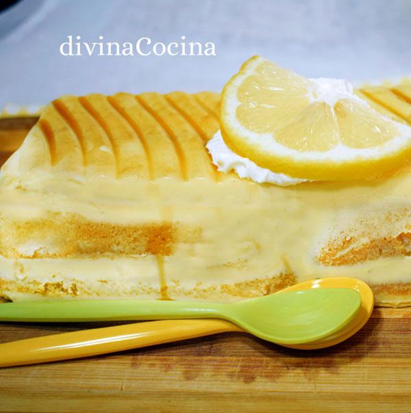 pudding de limón