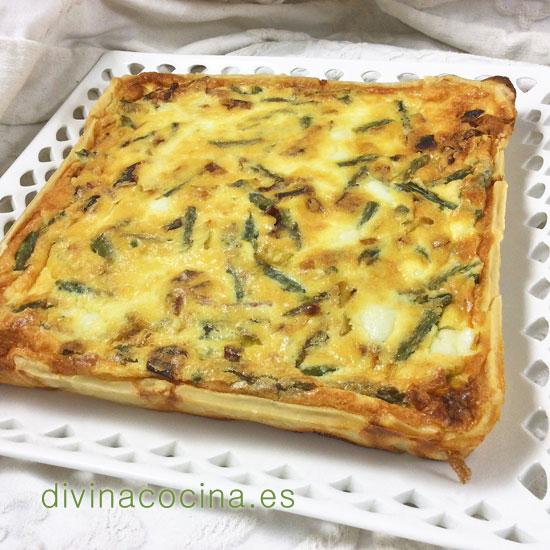 quiche de espárragos