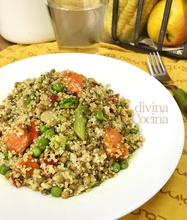 Quinoa con verduras - Receta de DIVINA COCINA