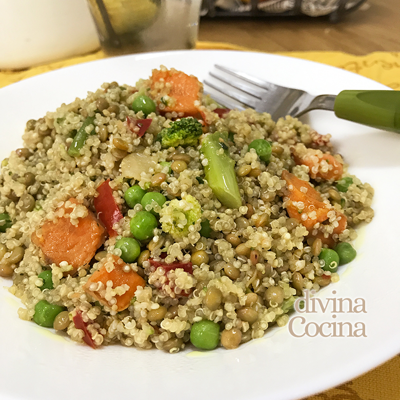 quinoa verduras