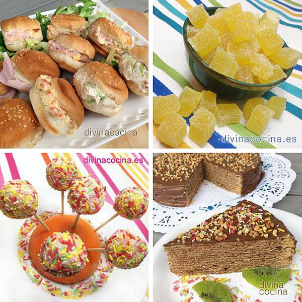 Arriba 79+ imagen recetas dulces para fiestas infantiles