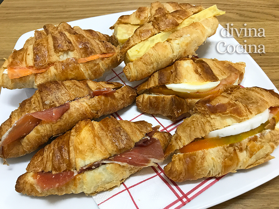 mini croissants salados