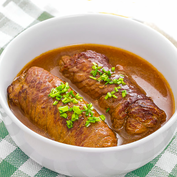 rollitos de ternera rellenos