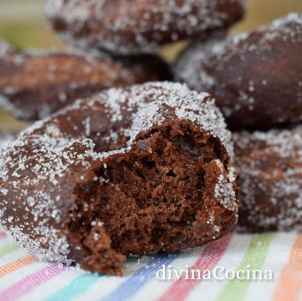 rosquillas de chocolate