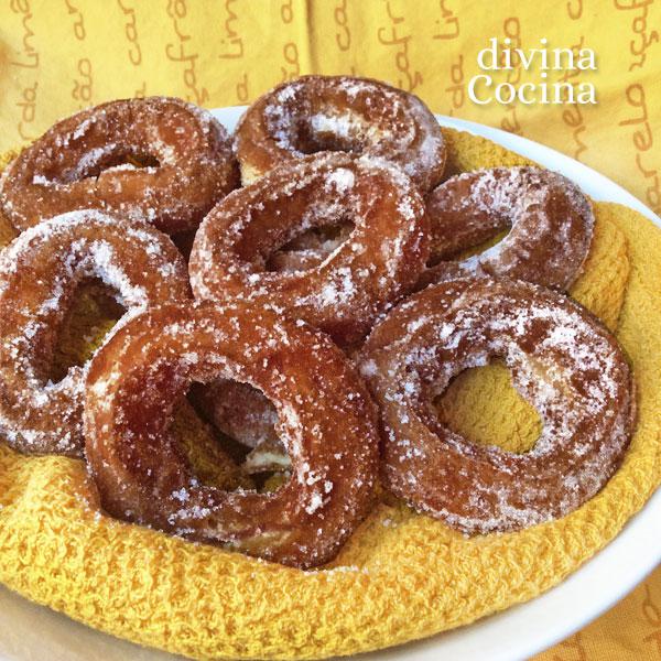 rosquillas de chocolate