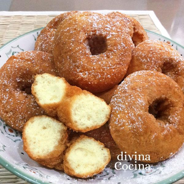 rosquillas de leche condensada