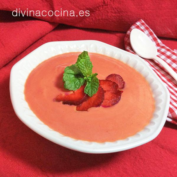 SALMOREJO DE FRESAS