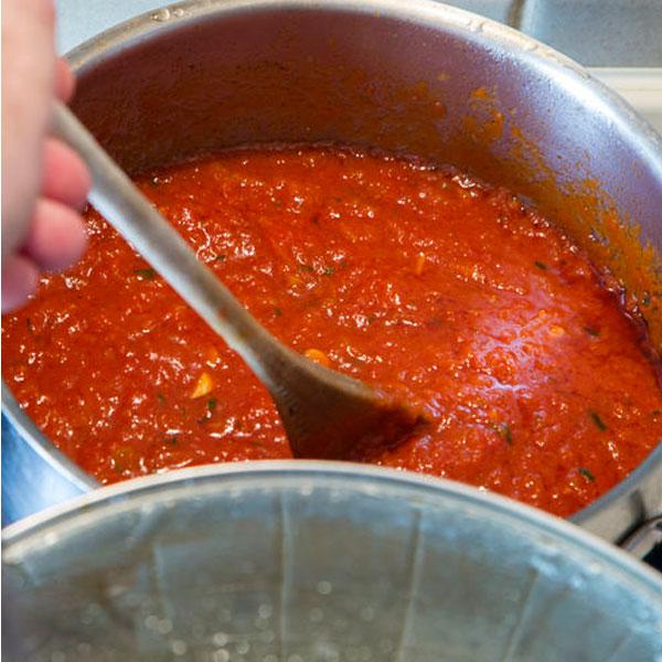 salsa de tomate a la italiana