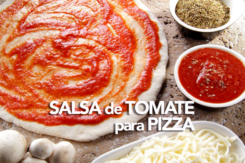 salsa de tomate para pizza D