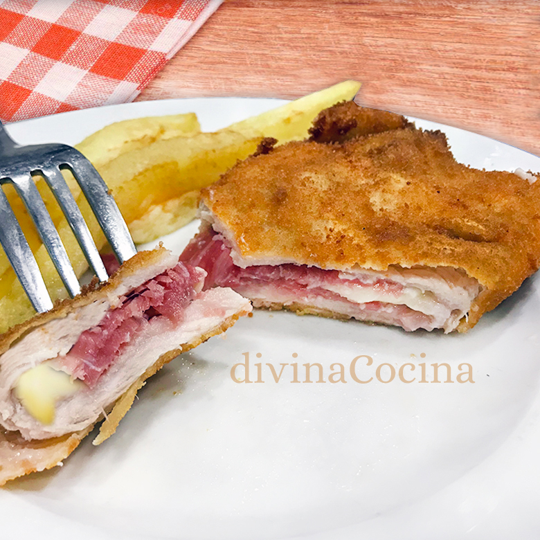 san jacobo de lomo fácil con jamon iberico