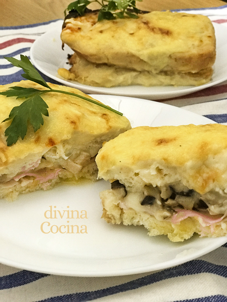 sandwich gratinado