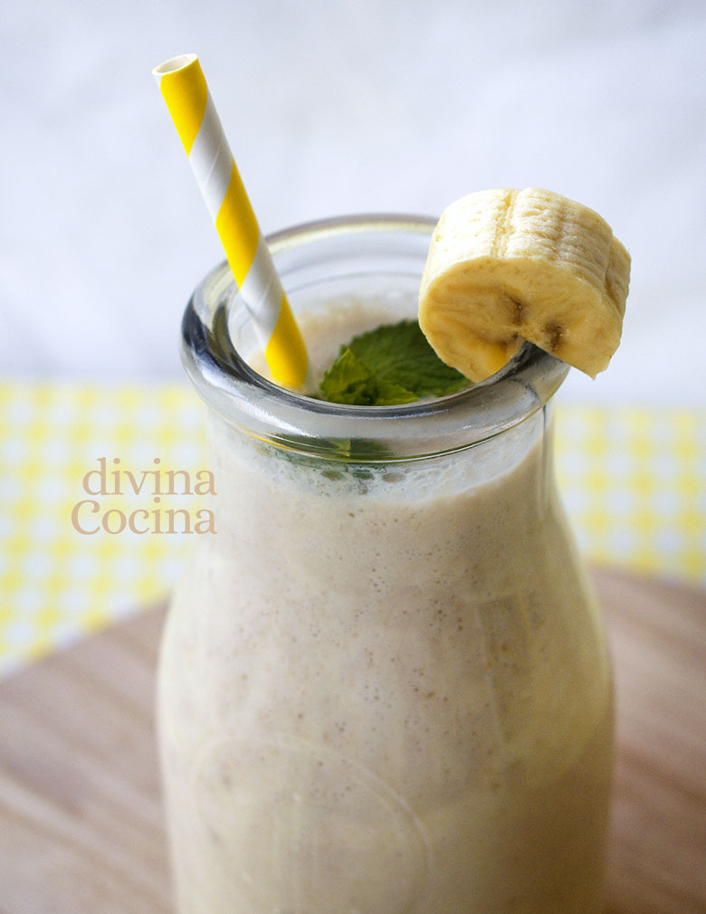 smoothie de platano y yogur