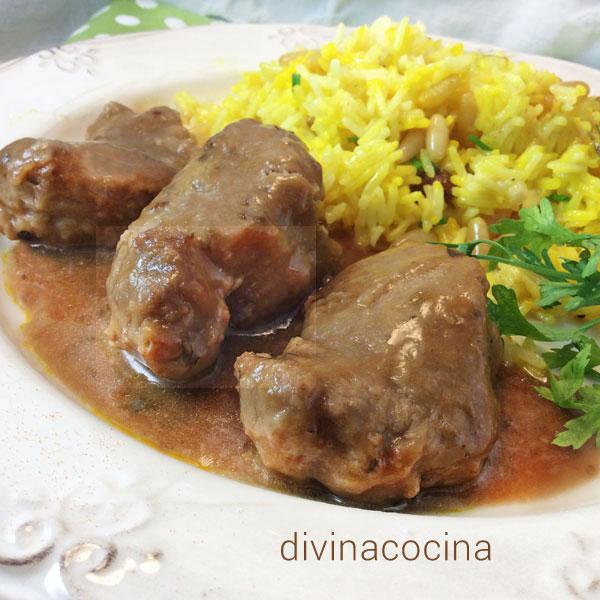 Solomillo de cerdo al vino tinto - Receta de DIVINA COCINA