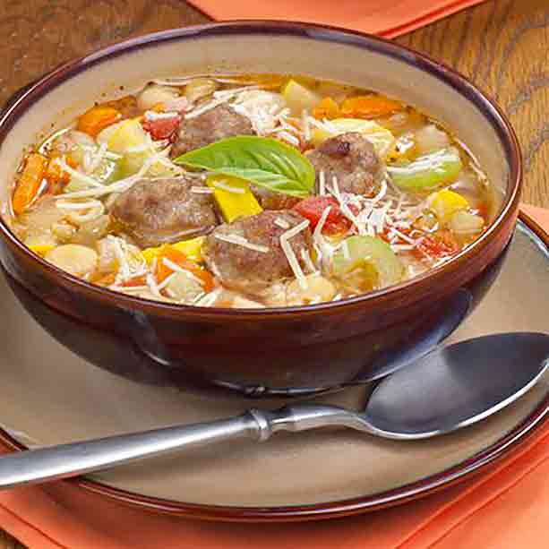 sopa de albondigas