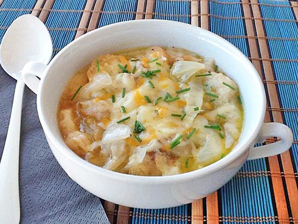 sopa de cebolla