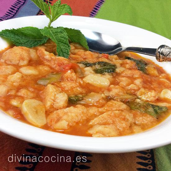 sopa de tomate