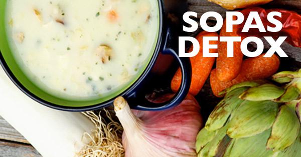 Sopas detox para adelgazar