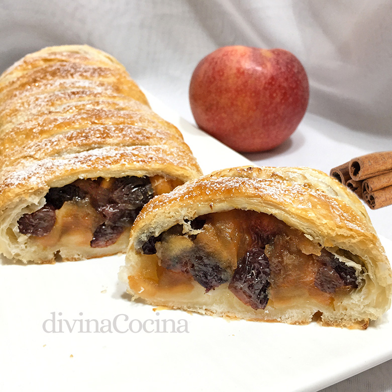 Strudel de Manzana fácil y rápido - Receta de DIVINA COCINA