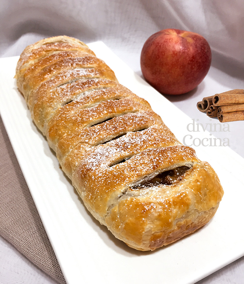 Strudel de Manzana fácil y rápido - Receta de DIVINA COCINA