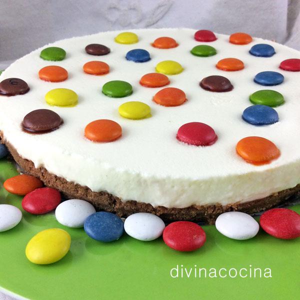 tarta de chocolate blanco