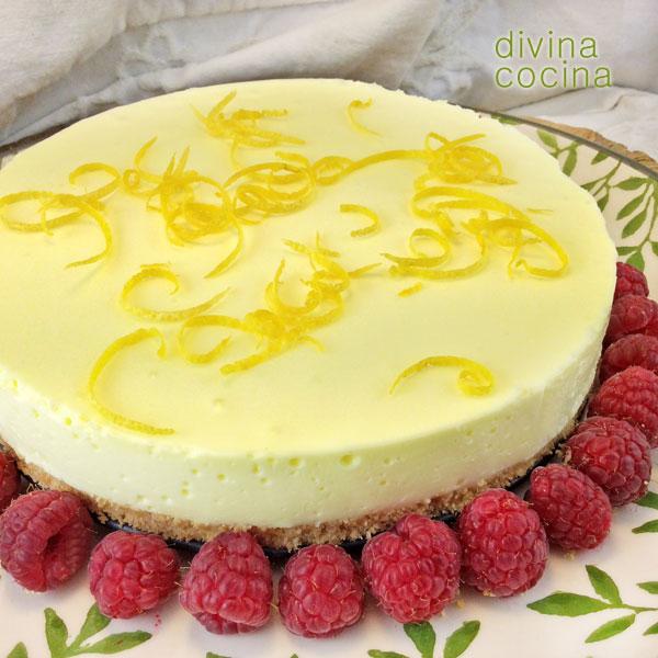 Tarta de limón fácil - Receta de DIVINA COCINA