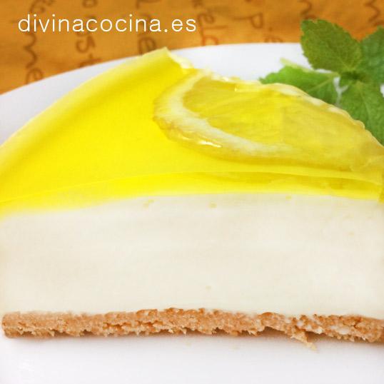 Tarta de queso y limón