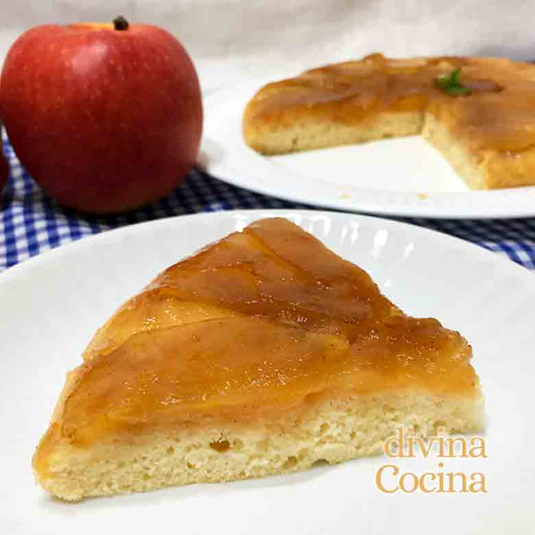 tarta de manzana a la sarten