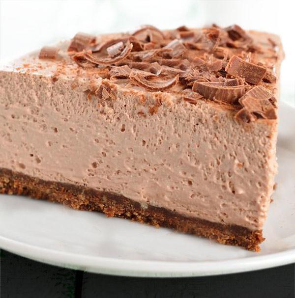 tarta de mousse de chocolate