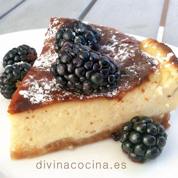 Tarta de queso americana (american cheesecake)