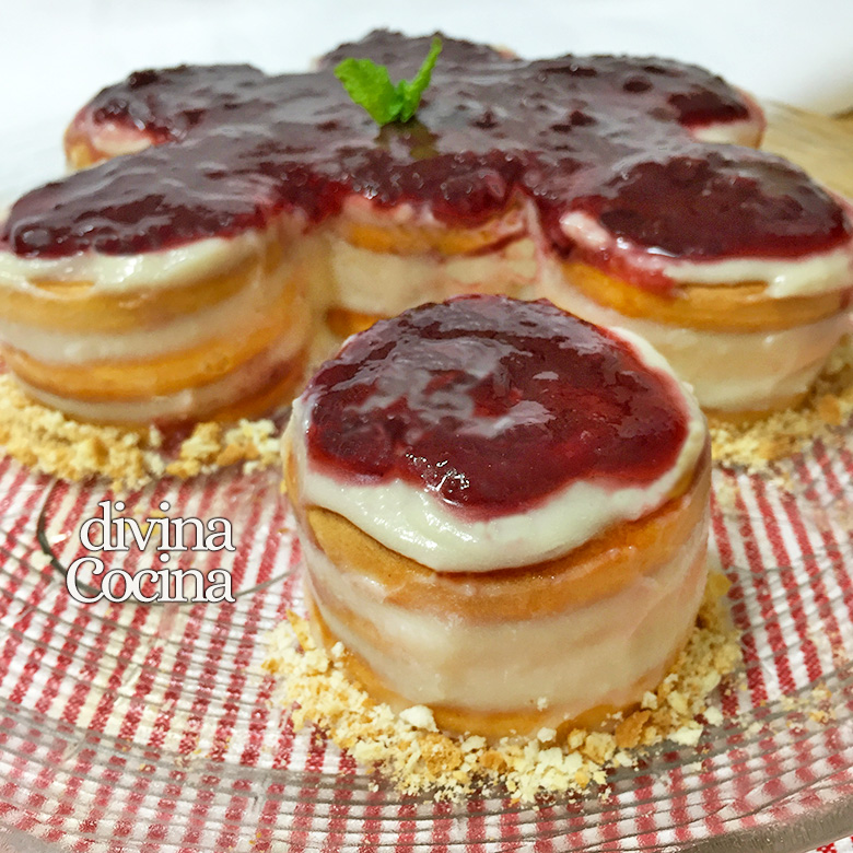 tarta de queso y galletas