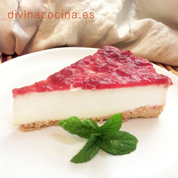 Tarta de queso sin horno - Receta de DIVINA COCINA