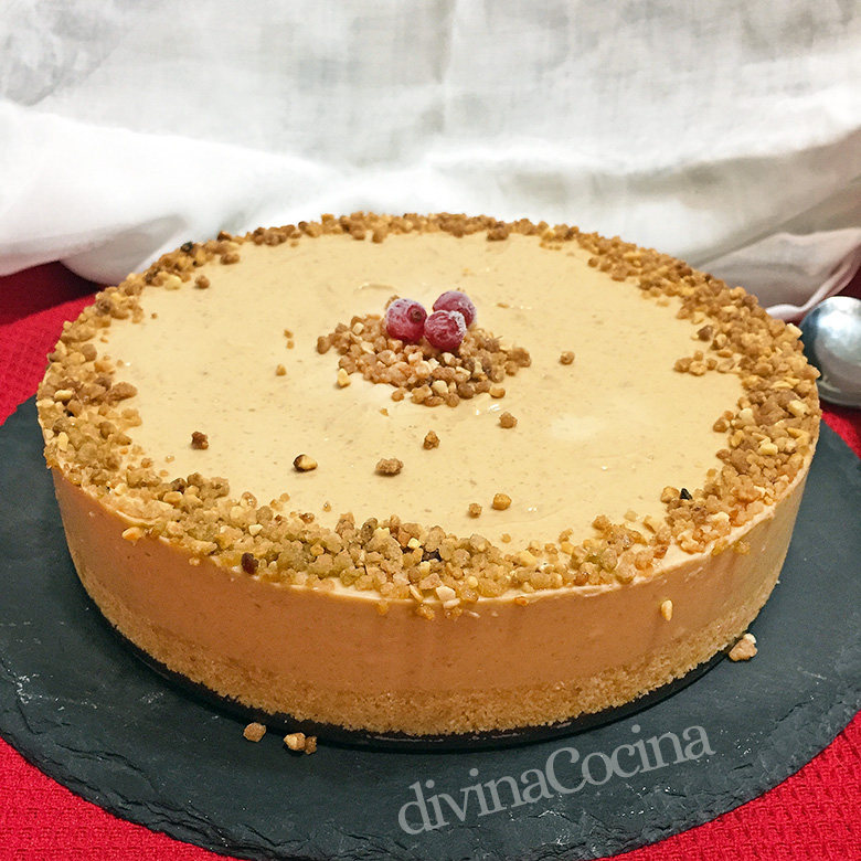 tarta de turron sin horno