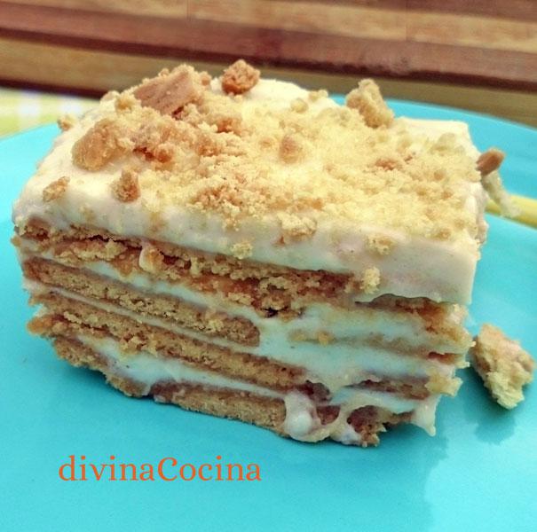 Tarta de galletas y limón - Receta de DIVINA COCINA