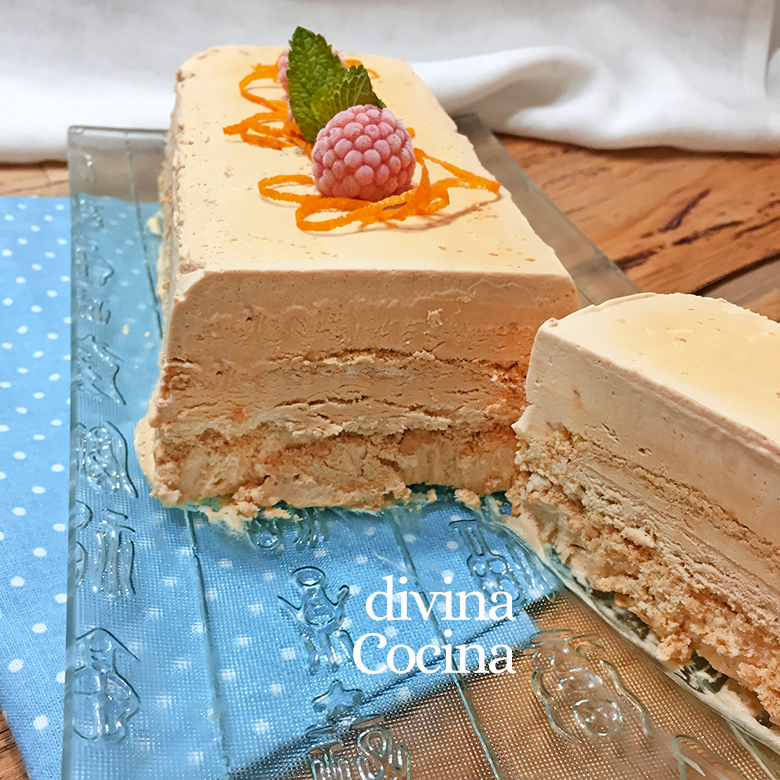 receta de tarta helada de dulce de leche