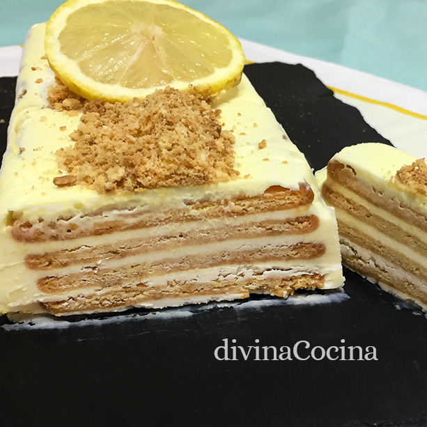 tarta helada de limon 