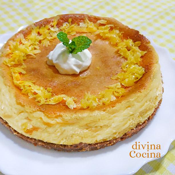 Tarta de limón y leche condensada - Receta de DIVINA COCINA