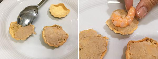 receta de tartaletas de marisco