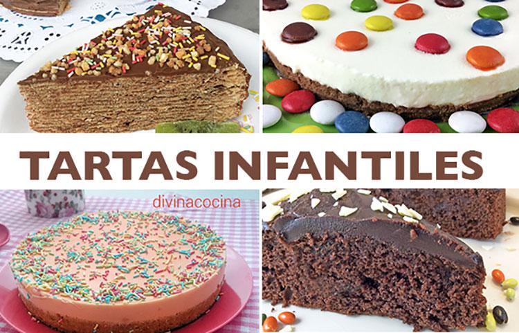 Aparecer cangrejo Prestador 5 tartas infantiles fáciles - Receta de DIVINA COCINA