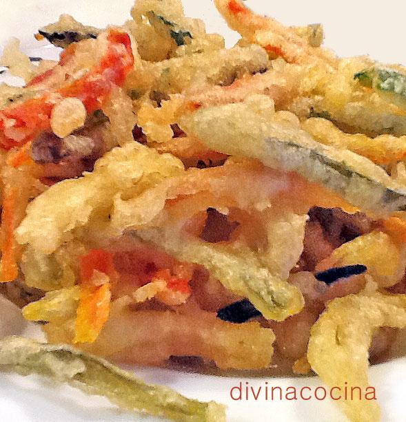 tempura de verduras