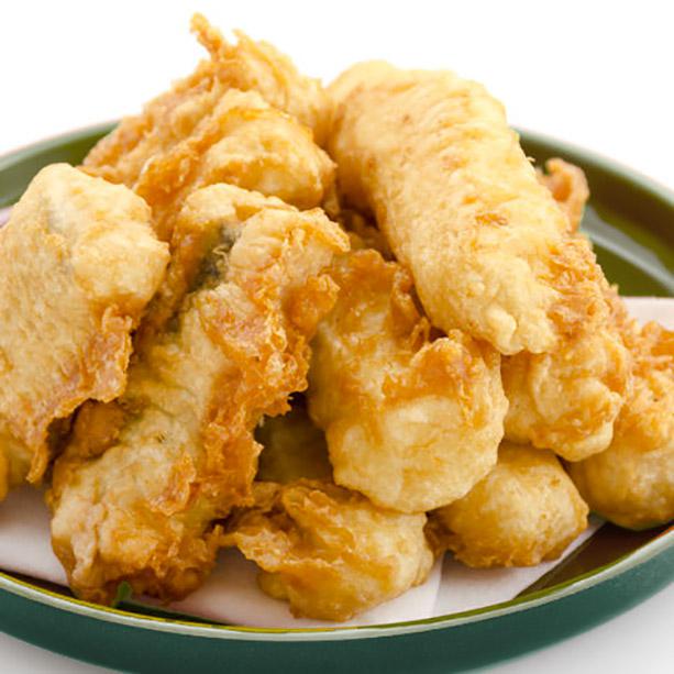 pescado en tempura