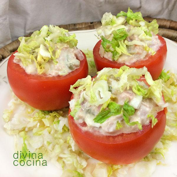 tomates rellenos fríos