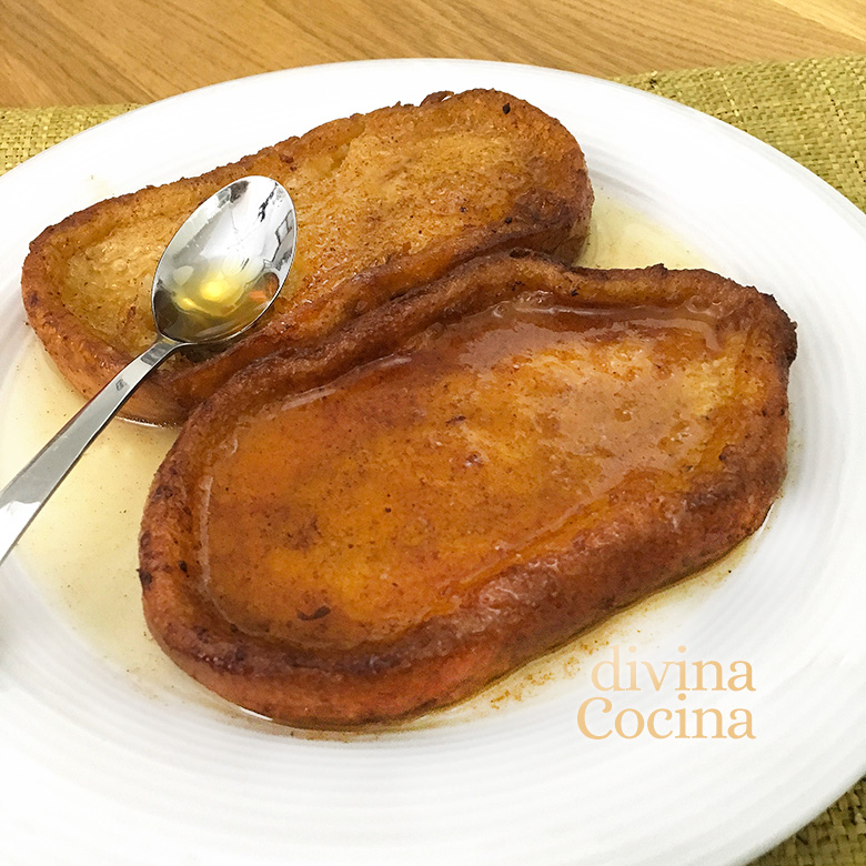 torrijas de almibar 