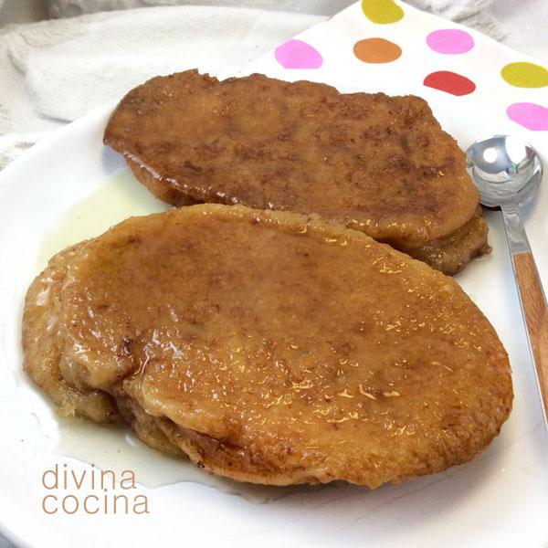 torrijas de almíbar